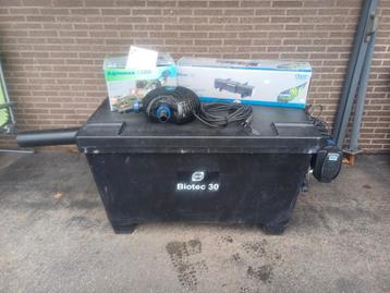 Filtre, pompe et lampe UV Oasis Biotec 30, Enlèvement, Utilisé