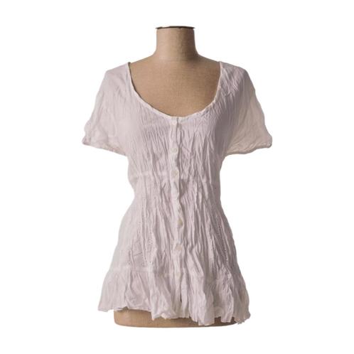 Chemisier blanc Esprit de la Mer T.36 – voile coton broderie, Kleding | Dames, Blouses en Tunieken, Nieuw, Maat 36 (S), Wit, Verzenden