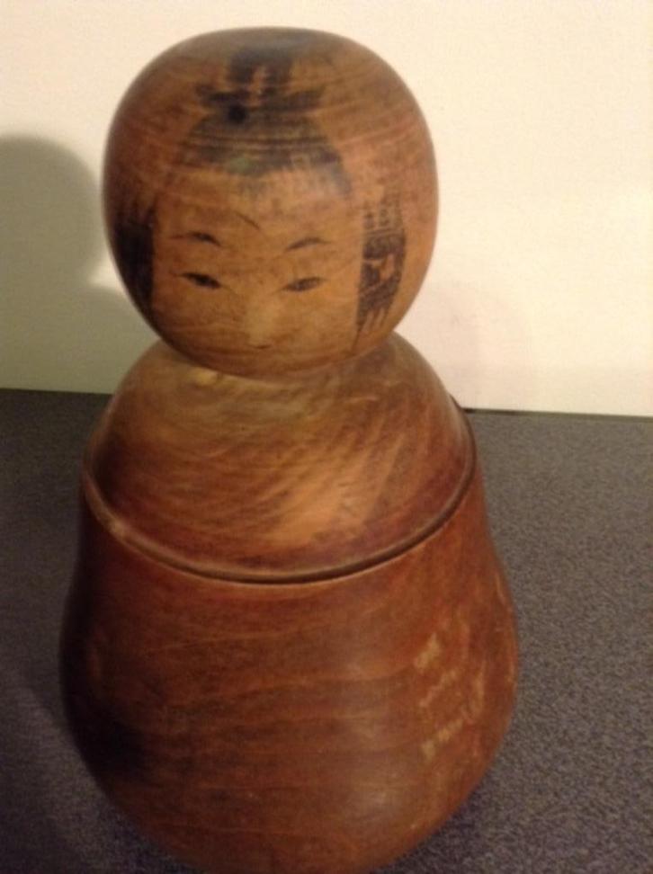 Kokeshi - Traditionele Japanse houten pop / 20, Antiek en Kunst, Antiek | Speelgoed, Ophalen of Verzenden