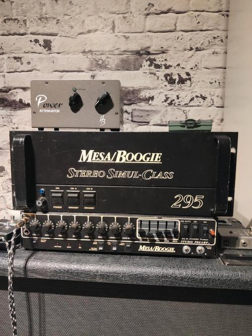 Mesa/Boogie Simul 295 Power Amp + Studio Pre amp (1980), Muziek en Instrumenten, Snaarinstrumenten | Gitaren | Elektrisch, Zo goed als nieuw