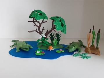 PLaymobil krokodillen in waterplas beschikbaar voor biedingen