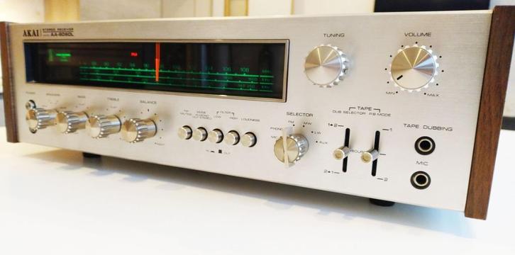 Vintage Stereo Receiver AKAI AA-8080L, Audio, Tv en Foto, Radio's, Gebruikt, Radio, Ophalen of Verzenden
