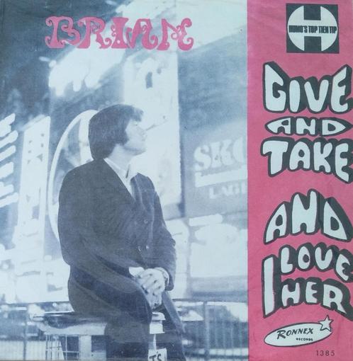 Brian - Give and take, Cd's en Dvd's, Vinyl Singles, Gebruikt, Single, Pop, 7 inch, Ophalen of Verzenden