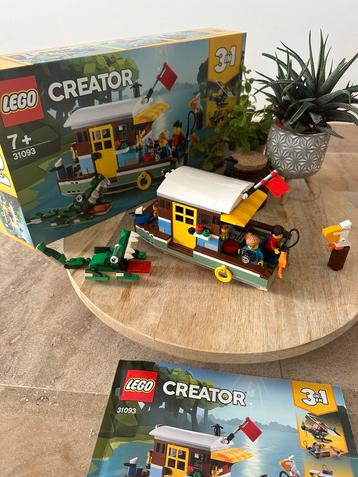 Lego creator 31093: Woonboot aan de rivier (3in1set) beschikbaar voor biedingen