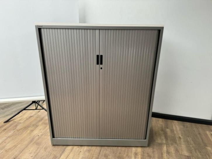 Ahrend roldeurkast grijs 140x120x45, Huis en Inrichting, Woonaccessoires | Wandplanken en Boekenplanken, Ophalen of Verzenden