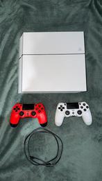 PS4 + 2 controllers, Games en Spelcomputers, Spelcomputers | Sony PlayStation 4, Ophalen, Zo goed als nieuw