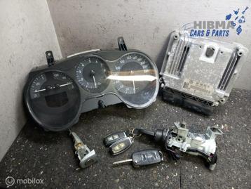 Slotenset + ECU Seat Leon 1P 2.0 FSI 06F906056FP 2005 - 2013 beschikbaar voor biedingen