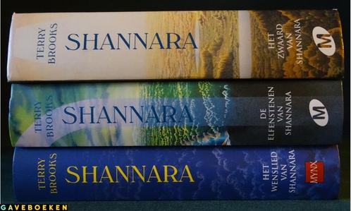 Shannara - Terry Brooks - Uitgeverij M & Mynx - 3x - HC, Boeken, Fantasy, Gelezen, Ophalen of Verzenden