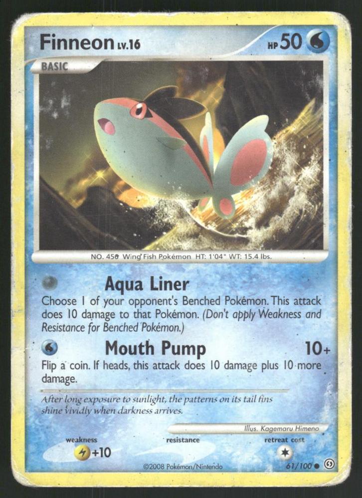 Finneon 61/100 - Stormfront (Poor), Hobby en Vrije tijd, Verzamelkaartspellen | Pokémon, Gebruikt, Verzenden