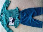 *MT 62* Groene Woody pyjama met pandabeer, Woody, Comme neuf, Vêtements de nuit ou Sous-vêtements, Garçon ou Fille