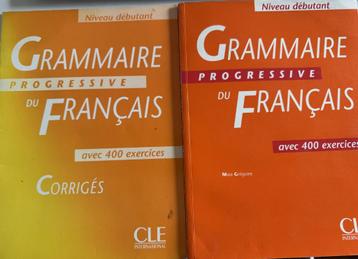2x Grammaire français débutant exercices beschikbaar voor biedingen