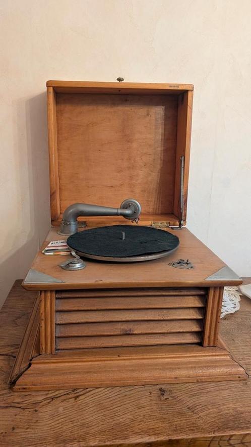 Antieke platenspeler, Audio, Tv en Foto, Platenspelers, Gebruikt, Platenspeler, Ophalen
