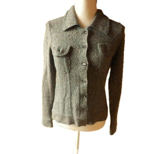(54)- pull femme t.36 bleu - mayerline -, Kleding | Dames, Truien en Vesten, Gedragen, Maat 36 (S), Blauw, Ophalen of Verzenden