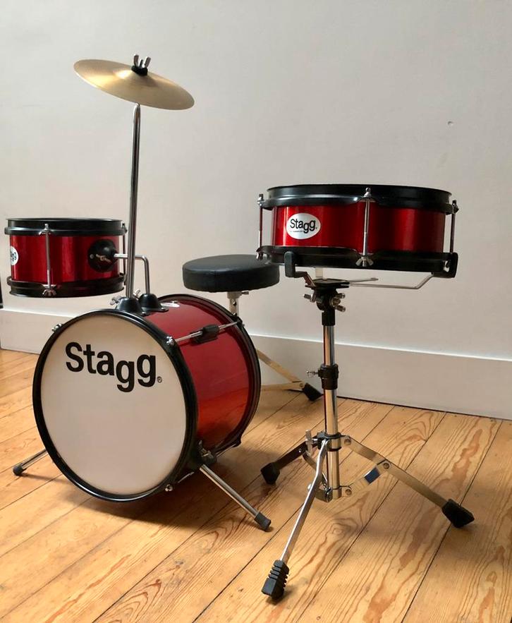 Junior-drumstel STAGG, Muziek en Instrumenten, Drumstellen en Slagwerk, Zo goed als nieuw, Overige merken, Ophalen