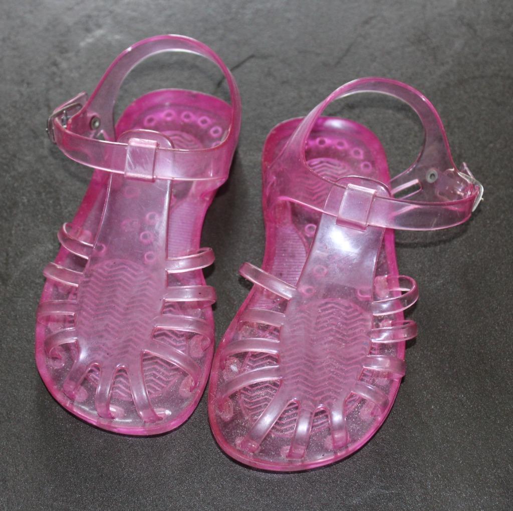 Roze plastieken zwemsandalen - maat 27, Ophalen, Gebruikt, Meisje, Overige typen
