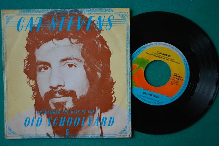 Cat Stevens - Old Schoolyard - i - single vinyle (1977), CD & DVD, Vinyles Singles, Comme neuf, Single, Pop, 7 pouces, Enlèvement ou Envoi