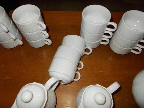 Seltmann Weiden Bavaria 15 pers. koffieservies wit, Antiek en Kunst, Antiek | Porselein, Ophalen