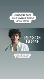 Ticket Benson Boone Antwerpen zitplaats, Eén persoon, November