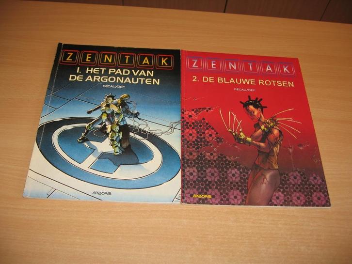 Zentak : Deel 1 + 2 in eerste druk., Boeken, Stripverhalen, Gelezen, Meerdere stripboeken, Ophalen of Verzenden