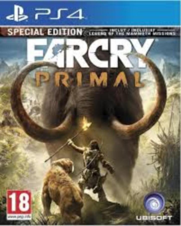 PS4-game Farcry Primal: Special Edition., Games en Spelcomputers, Games | Sony PlayStation 4, Zo goed als nieuw, Avontuur en Actie