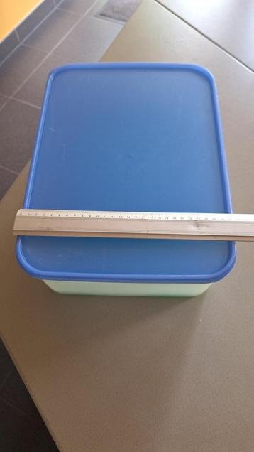 Tupperware XXL bewaardoos met rooster voor bv wafeltjes beschikbaar voor biedingen