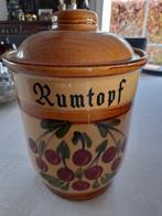 Rumtopf pot, Ophalen