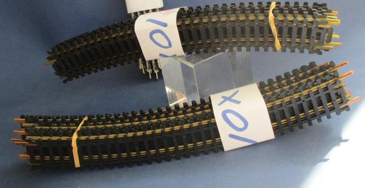1: 20 + 4  Stuks Rail’s voor H0 systeem–1/87-koper, Hobby en Vrije tijd, Modeltreinen | H0, Gebruikt, Rails, Gelijkstroom of Wisselstroom