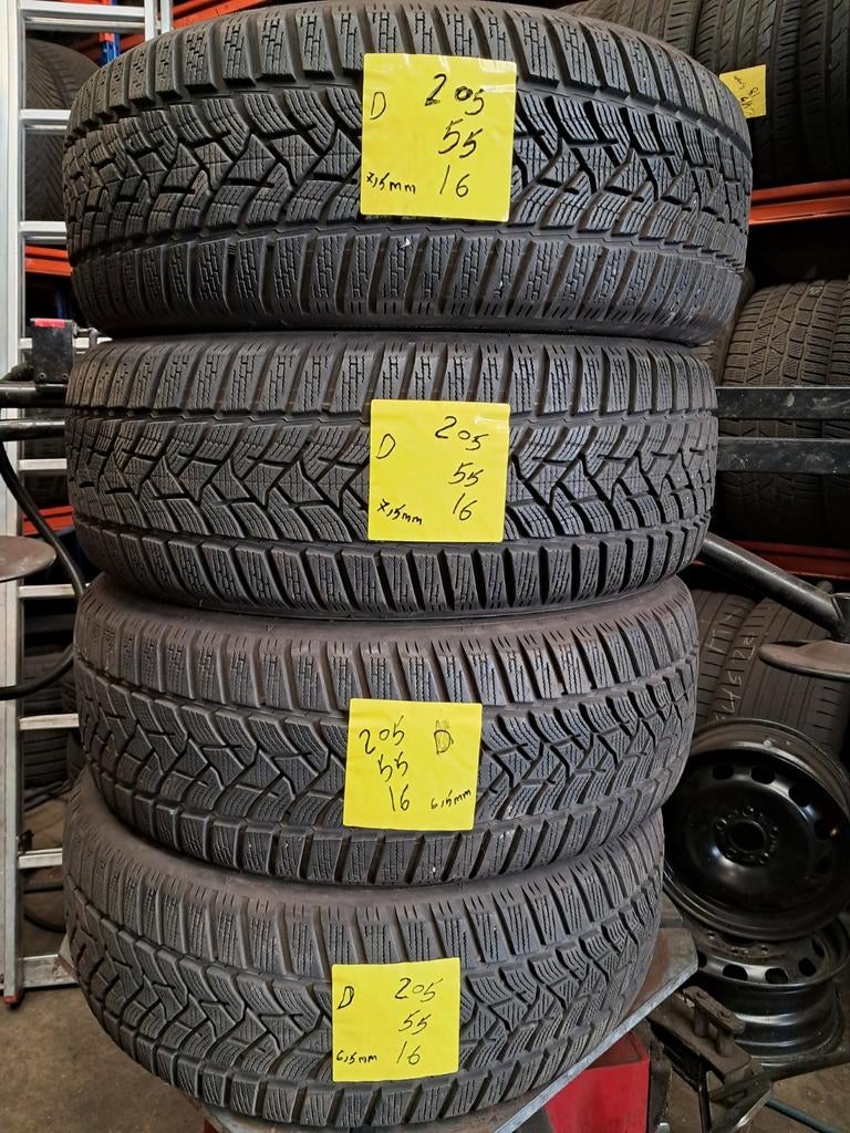 2055516 205/55/16 205/55r16 Dunlop d'hiver 7,5 et 6,5 mm, Autos : Pièces & Accessoires, Commande, Audi, BMW, Citroën, Daihatsu