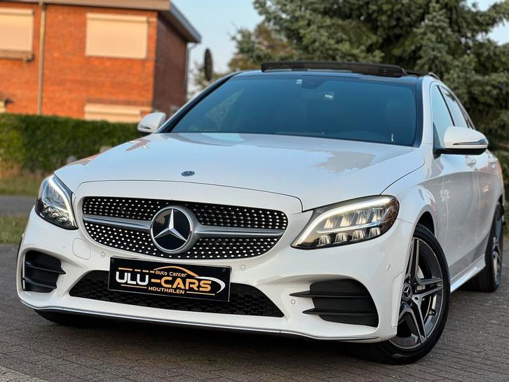MERCEDES C 200 AMG PACK / 2019 / 83 DKM / PANO / LED, Auto's, Mercedes-Benz, Bedrijf, Te koop, C-Klasse, Achteruitrijcamera, Diesel