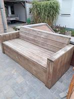 Loungebank, Tuin en Terras, Ophalen, Zo goed als nieuw, Hout