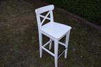 barkruk, Huis en Inrichting, Stoelen, Ophalen, Wit, Zo goed als nieuw, Vijf, Zes of meer stoelen