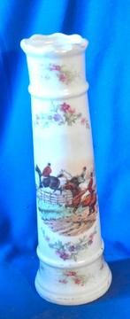 vase en porcelaine petre de baudour decor chasse a courre, Antiek en Kunst, Ophalen of Verzenden