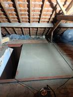 Ik doen het werken,trapgat maken,poutrel platsen werken.