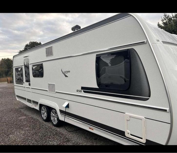 Fendt saphir 650, Caravans en Kamperen, Caravans, Particulier, Fendt, Douche, Ophalen