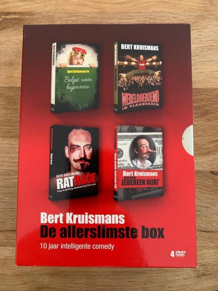 Bert Kruismans. De allerslimste box, Cd's en Dvd's, Dvd's | Tv en Series, Zo goed als nieuw, Komedie, Boxset, Alle leeftijden