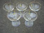 5 vintage glaasjes / coupjes babycham, Ophalen of Verzenden, Gebruikt, Overige typen