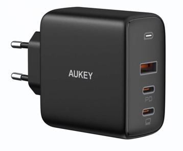 Aukey PA-B6S 65W GaN USB-C lader – gebruikt beschikbaar voor biedingen