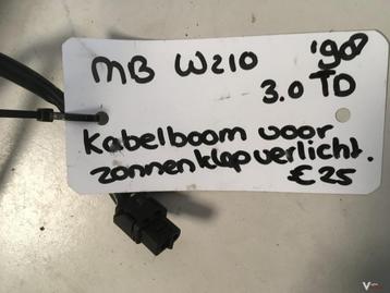Mercedes w210 1998  Kabelboom voor Zonnekleppen met verlicht beschikbaar voor biedingen