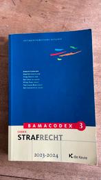 Strafrecht bamacodex 3 2023/2024, Ophalen, Zo goed als nieuw