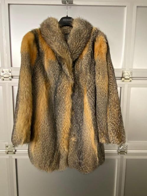 Damesjas bont vos, Kleding | Dames, Jassen | Winter, Zo goed als nieuw, Maat 42/44 (L), Overige kleuren, Ophalen of Verzenden
