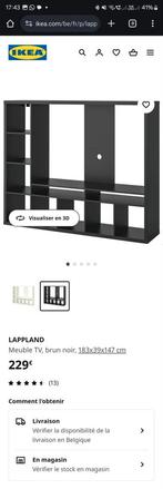 Meuble tv ikea lappland + 3 box, Maison & Meubles, Armoires | Bibliothèques, Comme neuf, Enlèvement ou Envoi
