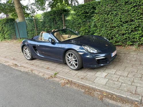 PORSCHE BOXSTER BLAUW, Auto's, Porsche, Particulier, Boxster, Benzine, Euro 5, Cabriolet, 2 deurs, Automaat, Blauw, Beige, Leder