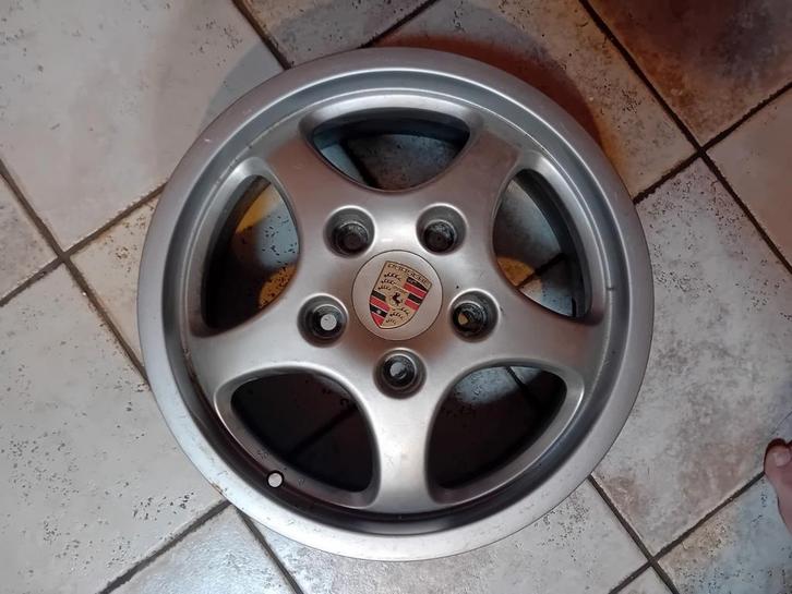 Porsche Cup Velgen Breedset 16 duim, Auto-onderdelen, Banden en Velgen, Velg(en), 16 inch, Gebruikt, Ophalen