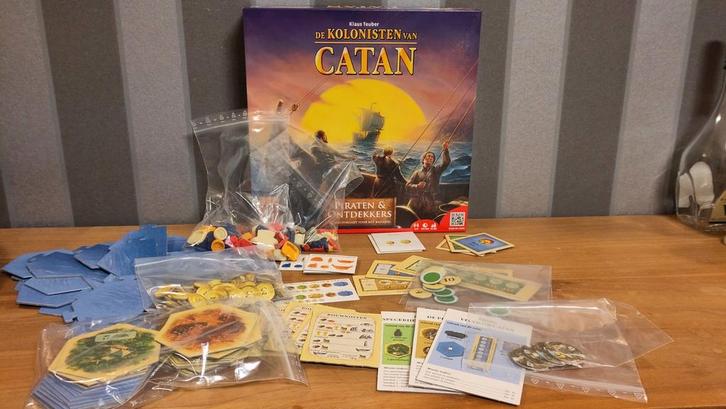 Catan uitbreiding Piraten & Ontdekkers – compleet, amper geb, Hobby & Loisirs créatifs, Jeux de société | Jeux de plateau, Enlèvement