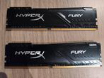 Ram ddr4 HyperX Fury 16 Gb (2x8) 3200 MHz C16, Enlèvement ou Envoi, DDR4, Comme neuf, 16 GB