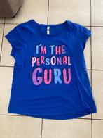 Leuk blauw T shirt ' I'm the personal Guru ' maat XL, Kleding | Dames, T-shirts, Ophalen of Verzenden, Zo goed als nieuw, Maat 46/48 (XL) of groter