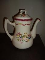 Antieke koffiepot koffiekan LONGWY BOIS FLEUR servies, Antiek en Kunst, Ophalen of Verzenden