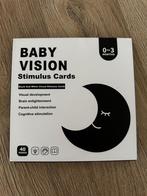 Baby vision stimulus cards 0-3 maanden, Kinderen en Baby's, Speelgoed | Babyspeelgoed, Ophalen of Verzenden, Zo goed als nieuw