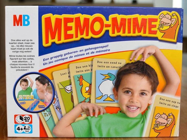 MB MEMO-MIME / LACHEN GEBLAZEN !, Kinderen en Baby's, Speelgoed | Educatief en Creatief, Ophalen
