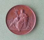 medaille Gent eerste stoomboot Watlington katoen haven 1885, Envoi, Bronze